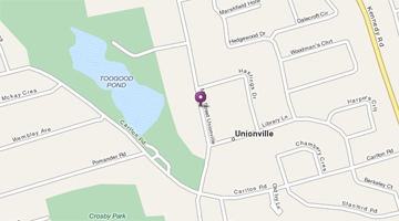 Unionville Baptist Church Markham, Ontario on the map